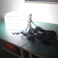 Kit de 4 éclairages LED pour jantes de 17 pouces, 20 rangées, blanc, 12V, étanche, pour voiture, camion, SUV