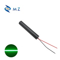 Vente chaude Usine Ventes Directes Compact D16mm 520nm 10/20/30/50mw Monomode Ligne Verte Laser Module De Qualité Industrielle