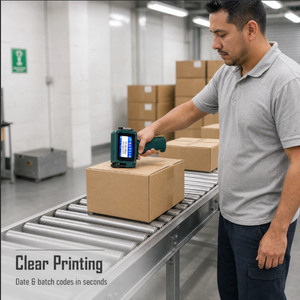<span class=keywords><strong>Stampante</strong></span> a getto d'inchiostro portatile Wiseprint TIJ <span class=keywords><strong>HP</strong></span>-WP127Pro Mini da 12,7 mm, facile da trasportare e usare, per la stampa di loghi, numeri e codici. - Product Image 2