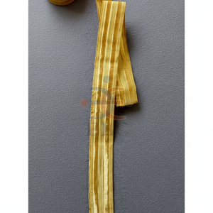 Dentelle de luxe écologique dorée à l'or fin pour uniformes, accessoires de cérémonie, reconstitutions historiques et garnitures de fanfare - Product Image 1