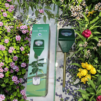 Mini testeur d'humidité du sol à affichage numérique, tête carrée, pour jardin, pelouse, plantes en pot