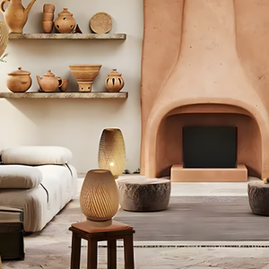 Mắt-chăm sóc phòng ngủ cạnh giường ngủ ánh sáng ban đêm tre weavingtable đèn với làm bằng tay tự nhiên cơ sở bằng gỗ - Product Image 5