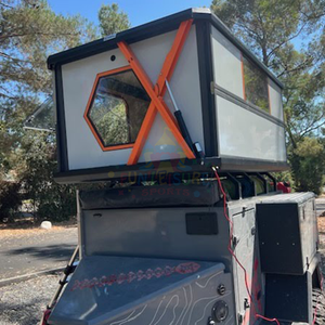 เต็นท์หลังคารถยนต์แบบพับอัตโนมัติ โครงอะลูมิเนียมแข็งแรง สำหรับ 4 คน เปิดด้านข้าง เปิดด้านบน เหมาะสำหรับรถ SUV สำหรับการตั้งแคมป์แบบ Overland ในออสเตรเลีย - Product Image 4