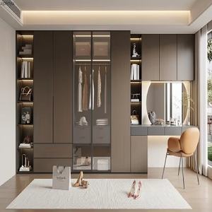 Moderno Minimalista Dormitorio Muebles Conjunto Ropa Armario Gabinete - Product Image 2