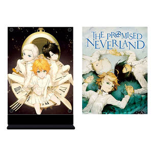 Luce a Led pittura la luce notturna Anime promessa Neverland per la decorazione della camera da letto per adolescenti lampade da scrivania Poster retroilluminato a Led - Product Image 5