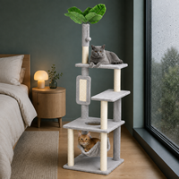 OEM Meilleures ventes Arbre à chat moderne avec griffoir et hamac
