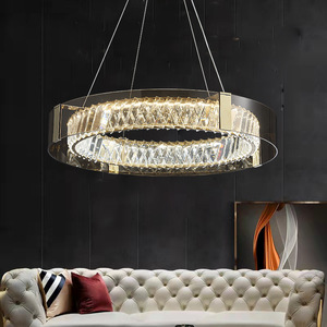 Luxury Modern Minimalist Circular Design Pendant <b>Light</b> for Living Room <b>Dining</b> Room Bedroom Chandelier Pendant <b>Lights</b> - Product Image 4