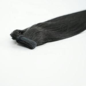 Long Clip-in Ponytail Heat Resistant Wrap-Around Hairpiece <b>Curly</b> Straight 100% Virgin Remy Brazilian Hair <b>Extensions</b> No - Product Image 4