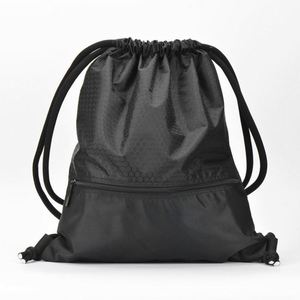Sac à dos à cordon en polyester et nylon imperméable, motif camouflage tendance, vente en gros, promotionnel, personnalisé pour enfants, 20-38L - Product Image 3