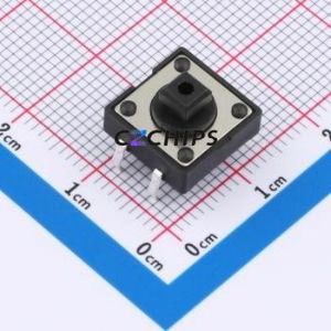 TSA12110-073B512BA Tactile Switch Through hole-4P,11.7x11.5mm Switch Single Pole Single Throw Rectangle Button 2.8N 11.7mm - Product Image 1