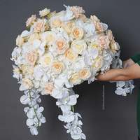 Fleurs artificielles en soie faites à la main, violettes, rouges et blanches, réalistes et personnalisées, pour la remise des diplômes, la fête des mères, la Saint-Valentin, les mariages, les fêtes et la décoration intérieure