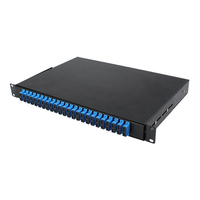 Produsen Panel Patch Cat6 24 Port kotak terminasi Harga Port 24 Panel Patch dudukan rak 19 inci Panel tempel