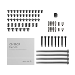 Boîtier PC Gamer DeepCool CH560R Noir et Blanc, Tour Moyenne, Haute Circulation d'Air, Panneau Frontal en Maille, Ventilateur ARGB PWM, Prise en Charge du Radiateur de Refroidissement Liquide 360mm - Product Image 5