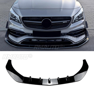 Front Bumper Lip Spoiler Diffuser Splitters Body Kit Guard Trim for Mercedes-Benz CLA-Class C117 CLA200 260 CLA45 AMG 2016-2019 - Product Image 1