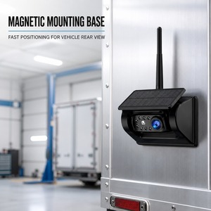 Telecamera Solare WiFi per Veicoli 1080P 720P IP69K, Telecamera Posteriore Wireless per Camion, Autobus, Furgoni, Camper con Supporto Magnetico e App - Product Image 3