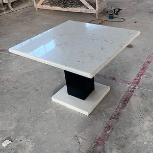 2025 superficie sólida piedra superior muebles mesa de comedor para el hogar mesas de cena cuadradas - Product Image 1