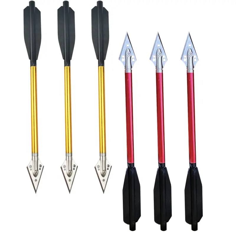 Archery Wholesale Arrow Broadheads Crossbow 6.8 inch with Aluminum Crossbow Arrow Bolts for Outdoor Hunting