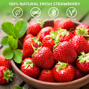 स्ट्रॉबेरी अर्क फ्रीज सूखे पाउडर स्प्रे सूखे स्ट्रॉबेरी पाउडर फ्रीज-सूखे स्ट्रॉबेरी पाउडर - Product Image 6