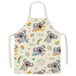 Delantal de Trabajo de Alta Calidad con Logotipo Personalizado, Diseño de Dibujos Animados, Transpirable, de Algodón, Ideal para Panaderías, Cafeterías y Hoteles - Product Image 2