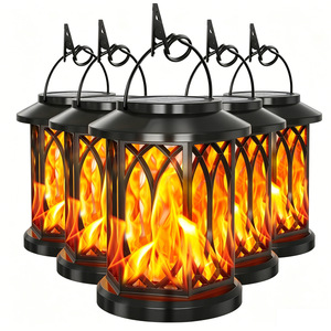 Lámpara Decorativa Solar con Efecto de Llama, IP65 Impermeable, para Jardín y Exteriores - Product Image 2