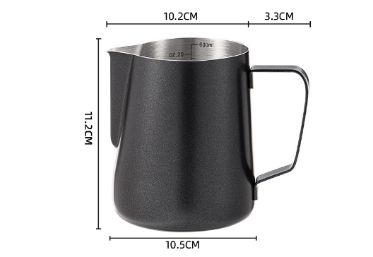 black sharp spout 600ml