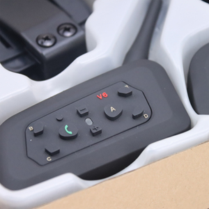 Intercom Bluetooth pour motos V6, intercom pour casque pour 2 motards, connexion pour 6 motards, casque avec batterie 850 mAh - Prix d'usine - Product Image 3