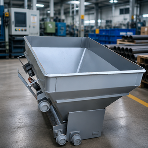 Bétonnière avec benne de chargement, élévateur de benne et roues de déplacement pour système d'alimentation de bétonnière, pièces de rechange - Product Image 1