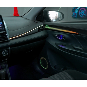 Kit d'éclairage d'ambiance pour voiture Symphony à haute luminosité pour Toyota Vios/Yaris L/Yaris 2014-2020, bande LED intérieure en acrylique pour éclairage d'ambiance - Product Image 5