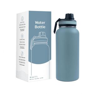 Gourde isotherme sport en acier inoxydable à large ouverture et grande capacité, avec couvercle à vis portable, idéale pour la salle de sport, les activités de plein air et la randonnée – Meilleure vente - Product Image 3