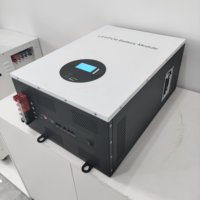 Systèmes d'énergie solaire Smsenergy à montage mural, batterie 51,2 V 50 Ah 100 Ah 200 Ah 3 kWh 5 kWh, batterie domestique Lifepo4 IP65 CAN hybride