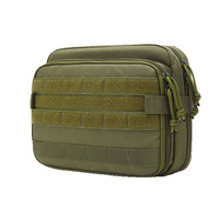 Pochette utilitaire tactique Molle doublée PVC outil médical sac utilitaire de Sport fermeture à glissière trousse de survie multi-fonction premiers soins mode