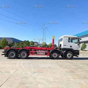 Nuovo Camion Diesel <span class=keywords><strong>per</strong></span> Carichi Pesanti Shandeka con Quattro Cassoni Anteriori e Otto Posteriori, Camion <span class=keywords><strong>per</strong></span> Rifiuti Rimovibile, Prezzo Vantaggioso Direttamente dalla Fabbrica - Product Image 1