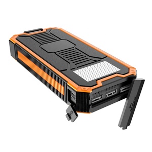 <span class=keywords><strong>Cargador</strong></span> Solar Portátil de 20000mAh con Carga Rápida QC3.0, USB Tipo-C, Micro USB, IP66 Impermeable, Banco de Energía Solar para Camping y Actividades al Aire Libre - Product Image 3