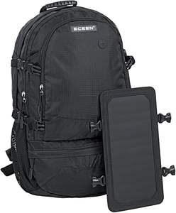 Sac à dos solaire imperméable à chargement solaire, vente en gros, sac à dos avec panneau solaire USB pour téléphone portable - Product Image 4