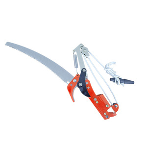 Rope Operated Branch Saw Steel Blade 43 Cm Length Double Pulley System For High Branch Pruning Fruit Tree Trimming - Product Image 1