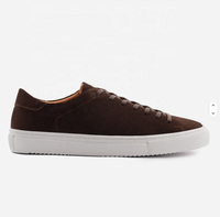 Chaussures décontractées pour hommes en daim plat personnalisées, style classique, vente en gros