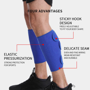 MKAS Attelles de tibia réglables à pression forcée <span class=keywords><strong>Support</strong></span> d'haltérophilie Manchon de compression élastique pour mollet Manchons pour mollet - Product Image 2