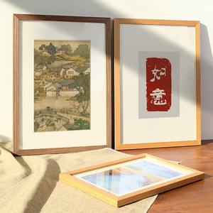 Póster de imagen 6x8 11x14, soporte de escritorio para colgar en la pared, calidad de museo, <span class=keywords><strong>marco</strong></span> de fotos de madera negra maciza personalizado, estampado UV 40x60 - Product Image 4