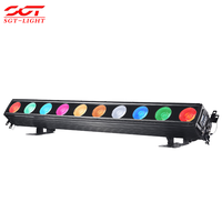 Barre de lumière LED extérieure SGT, éclairage mural DMX512 RGBW, étanche, 10*40W COB, lumières de scène pour l'extérieur des bâtiments