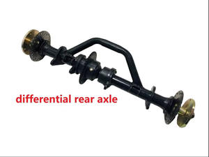 BRICOLAGE Quatre Roues KART KART ATV UTV <span class=keywords><strong>Buggy</strong></span> Transmission Disque Frein 81CM Essieu Arrière Avec 428 530 Chaîne Différentiel - Product Image 2