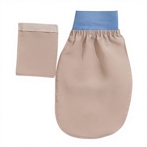 Gants en soie turque écologiques, respirants, colorés, caoutchoutés, lavables, sans doigts, de bonne qualité, pour femmes et hommes, pour hammam, bain, sauna - Product Image 4