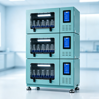 Refrigerador IKEME LCD de Tres Niveles 4-65 ℃   Incubadora Agitadora Orbital de CO2 Apilable para Laboratorio de Expresión de Proteínas en Cultivo Celular, 140/280L