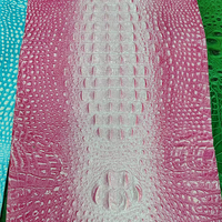 Mode 1.3mm Crocodile Motif Cuir Véritable pour Sacs et Chaussures