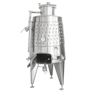 Fermentador de vinho em aço inoxidável e tanque de armazenamento para vinho e bebidas, fábrica