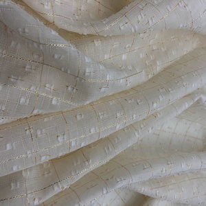 <span class=keywords><strong>Tissu</strong></span> Jacquard en Brocade 100% Polyester métallique, 50 m, <span class=keywords><strong>tissu</strong></span> en <span class=keywords><strong>or</strong></span> <span class=keywords><strong>blanc</strong></span> pour vêtement - Product Image 6