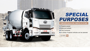 Faw 6x4 xe tải trộn bê tông 10 bánh xe điều kiện mới nhiên liệu diesel 10 mét khối Dự Án Xây dựng tiết kiệm nhiên liệu đáng tin cậy - Product Image 5