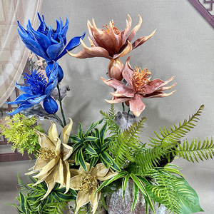 Fábrica de Flores Artificiales Meiyu, Flores de Espuma de Colores Mezclados, Tallo Individual, Decoración para Bodas, Hogar, Restaurante - Product Image 4