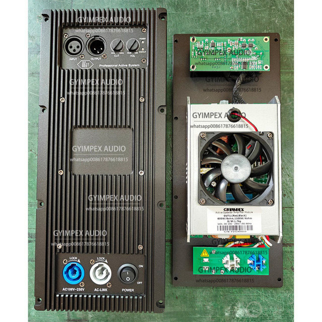 600w 8ohm 900watt 4ohm Class d Single Channel Active Speaker Plate High Power Subwoofer Amplifier Module for Powered Speaker