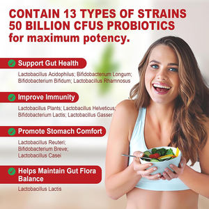 Gummies de haute qualité à marque privée pour le soutien énergétique, superaliments, prébiotiques, probiotiques, soutien à la digestion, nettoyage, détoxification - Product Image 5