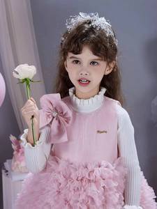 Robe en tulle moelleuse de haute qualité pour filles, nouveau design, jupe de fête d'anniversaire pour enfants - Product Image 2